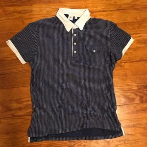 UNIQLO polo shirt - micro paisley print